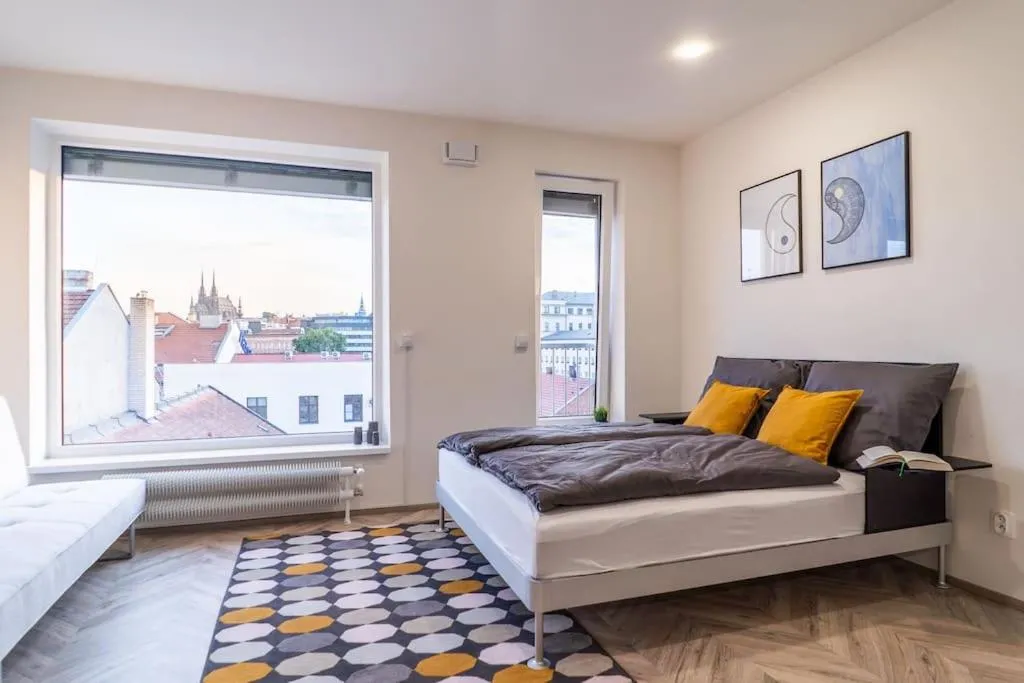Brno Center View Apartement A – with self check-in — 2